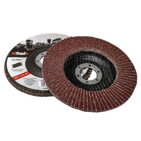 DISCO LAMELLARE PER ACCIAIO P120 125X22 (10 Pz)