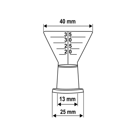 UGELLO CON GUIDA PER CARTUCCE DA 290-310ml DK10