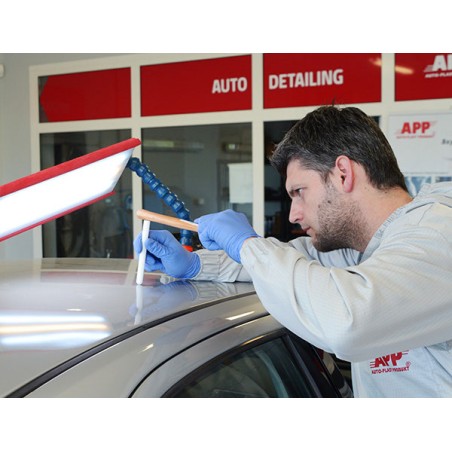 PUNTERUOLO ARROTONDATO PER APPIATTIRE E RIMUOVERE EVENTUALI RIGONFIAMENTI CAUSATI DALL'ESTRAZIONE DELLE AMMACCATURE.