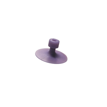 PIASTRA ADESIVA VIOLA CONICA ROTONDA PIATTA FLESSIBILE  D40mm