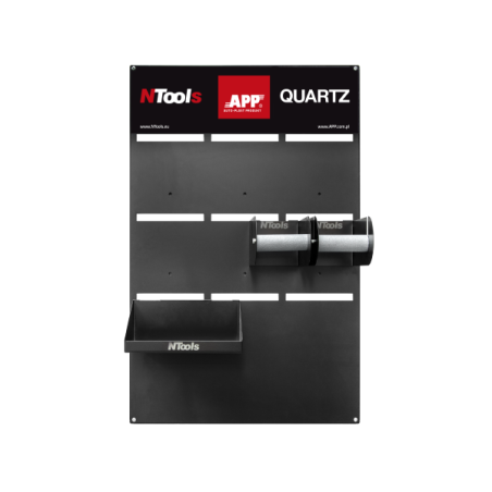 TAVOLETTA ABRASIVA CON 2 PORTAROTOLI E 1 RIPIANO- MS TAB