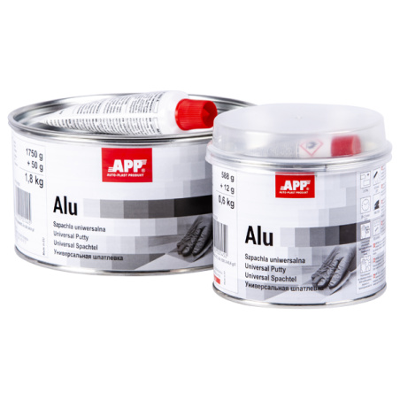 STUCCO POLIESTERE 2K-APP ALU-STUCCO CON POLVERE DI ALLUMINIO  CON INDURENTE 1,80kg