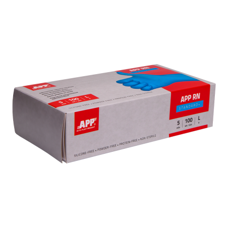 GUANTI IN NITRILE BLUE " L" 5my(cf.100pz)