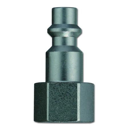 CONNETTORE RAP.-ACCIAIO F-BSPP 1/4", US-Mil (50 U)