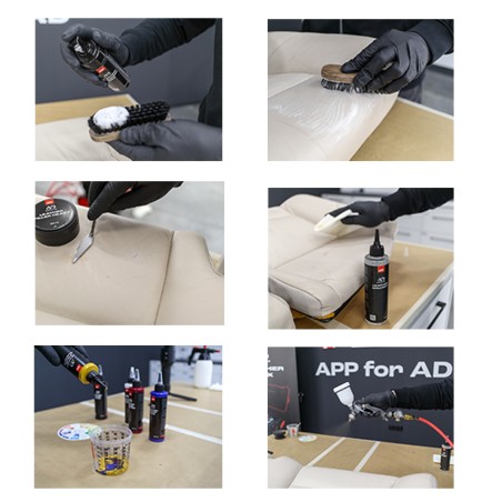 APP LEATHER BOX - KIT VALIGIA Riparazione e manutenzione di pelle e plastica