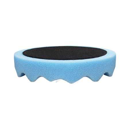 TAMPONE LUCIDANTE BUGNATO Ø150 H25 MM BLU UNIV.C/VELCRO