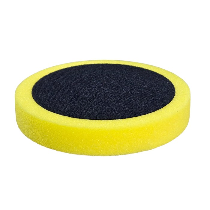 TAMPONE LUCIDANTE Ø150 H25 MM GIALLO MEDIO LISCIA C/VELCRO
