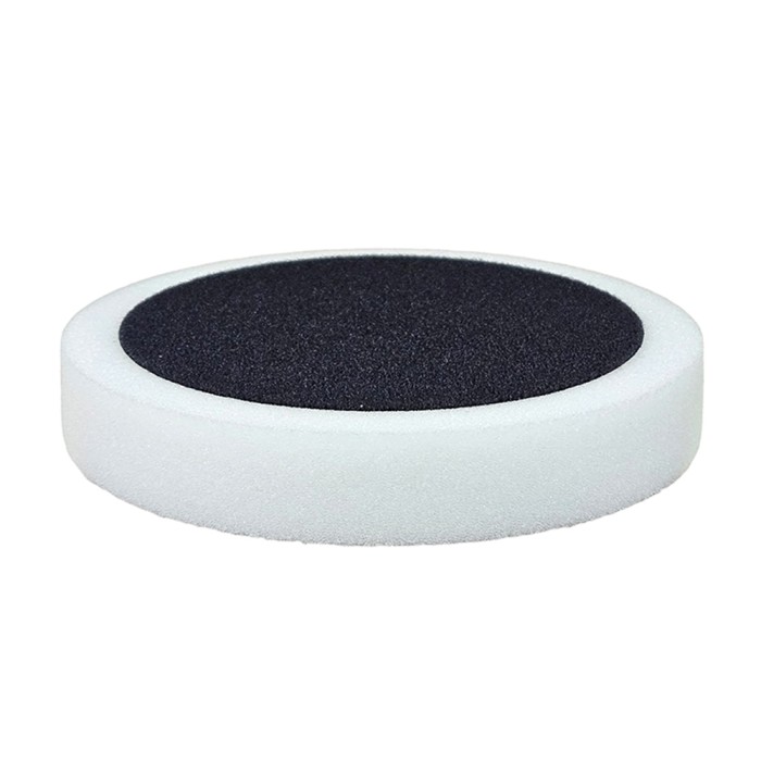 TAMPONE LUCIDANTE Ø150 H25 MM BIANCO HARD LISCIO C/VELCRO