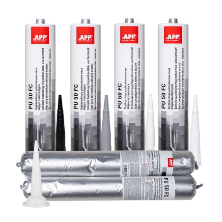 ADESIVO SIGILLANTE GRIGIO POLIURETANICO 1K A POLIMERIZZAZIONE RAPIDA (SACCHETTO 600ml)PU50FC