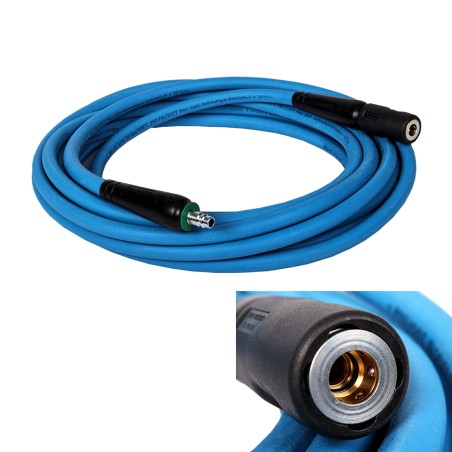 TUBO ARIA ANTISTATICO EPDM 9X16 mm BLU CON RACCORDI