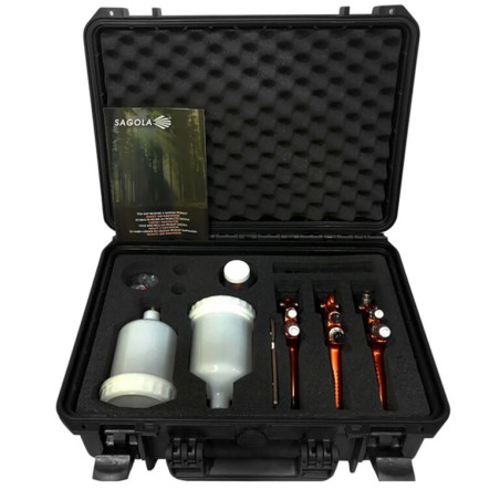 VALIGIA PER 3 AEROGRAFI E TAZZE