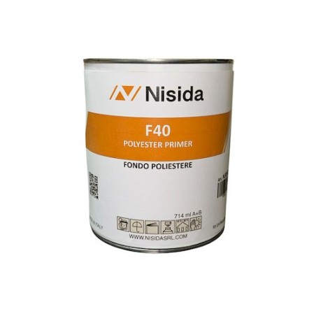 F40 FONDO POLIESTERE GRIGIO 24 KgUN 1263 PITTURE,3,III  1A2