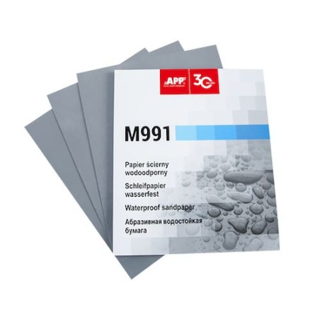 CARTA VETRATA ACQUA P600 Blu 230x280mm (50P)