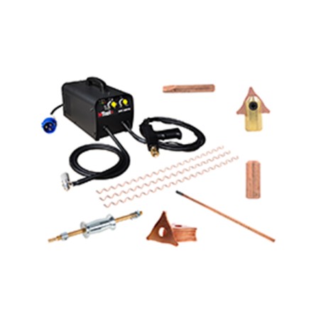 SPOTTER PER CARROZZERIA IN ACCIAIO 230V CON ACCESSORI "SET PLUS"