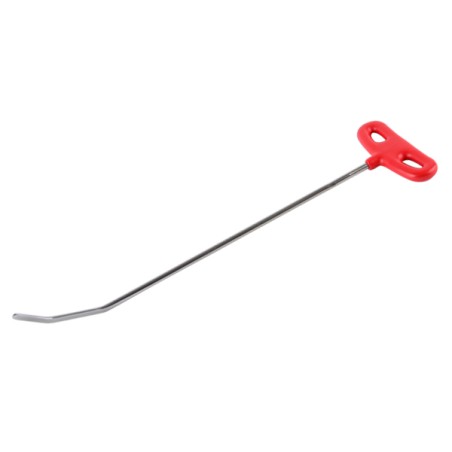 N.lB 35-STRUMENTO PER RIMOZIONE AMMACCATURELB-35: 35 cm di lunghezza, 6 mm di spessore, 2 volte piegate, punta piatta (per rinf